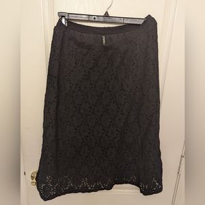 Black Lace Skirt